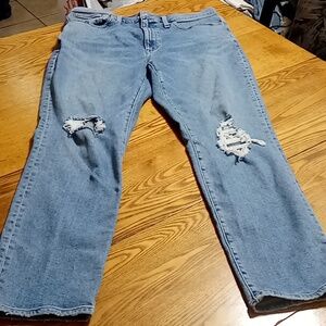MADEWELL Womens Jeans 31 BLUE ROADTRIPPER SLIM BOY Denim Pants Preowned Used